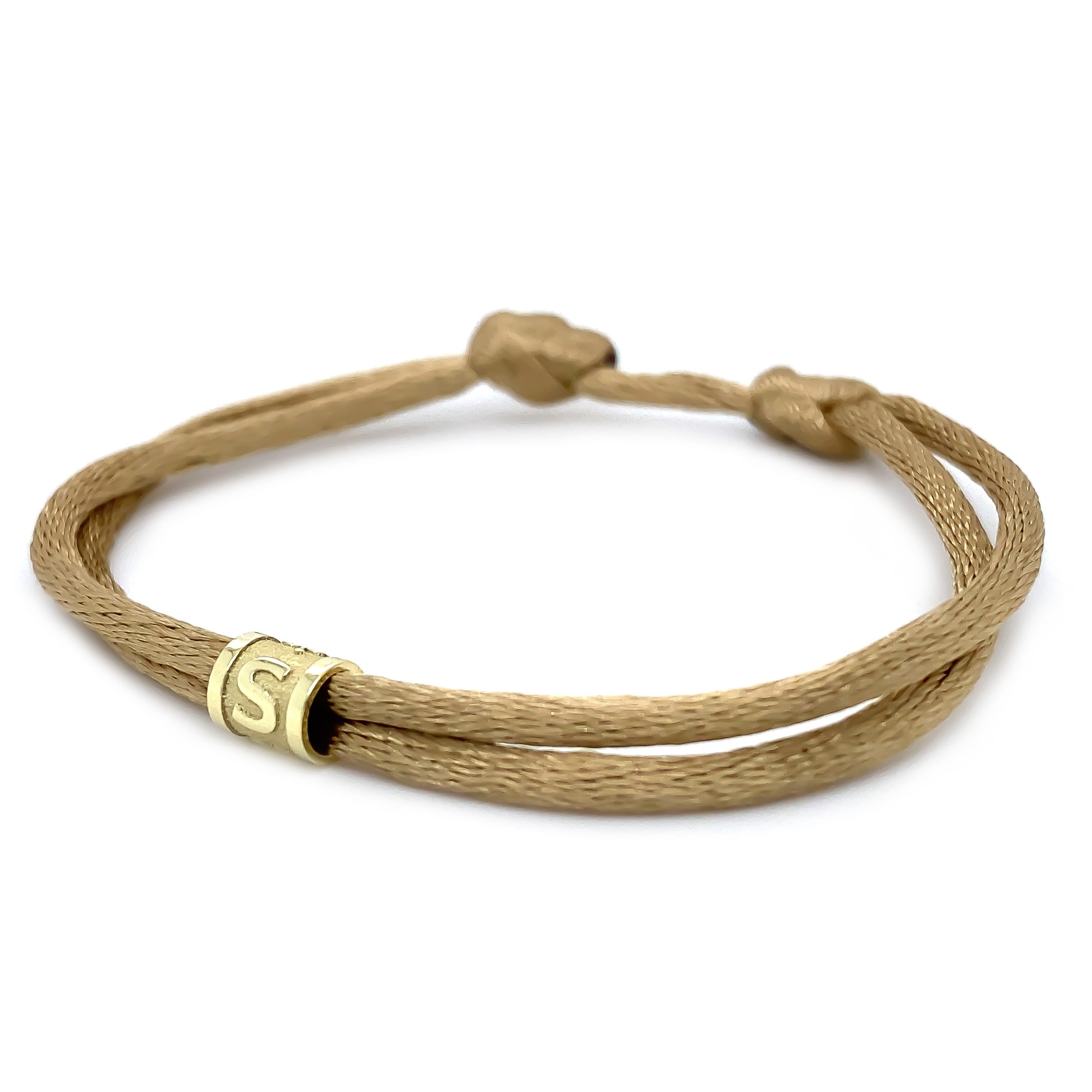 Bracelets with satin cord